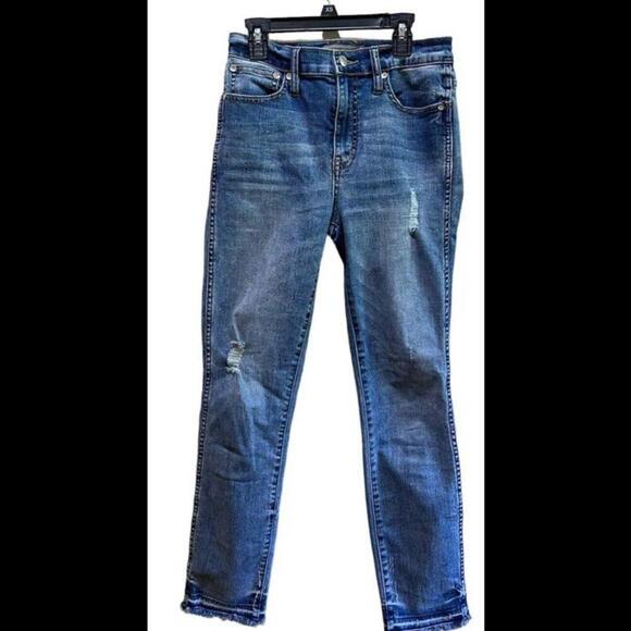 Point Sur Jeans Womens 25 Hightower Straight Mid Rise Shaping Faded Blue Stretch - Picture 1 of 3